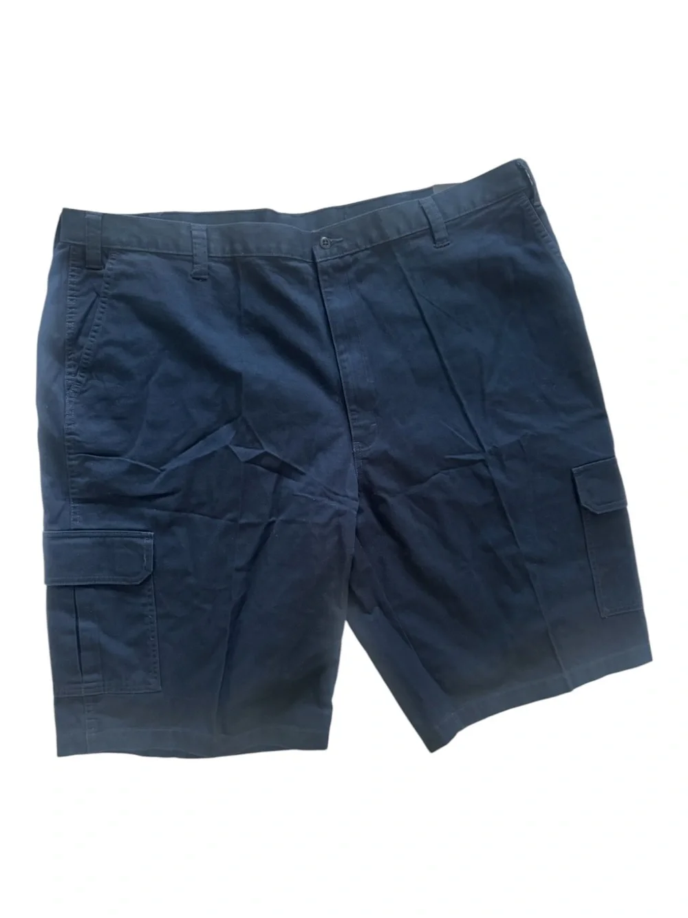 Dickies Men's 46 Loose Fit Cargo Work Shorts Rinsed Navy Blue 13